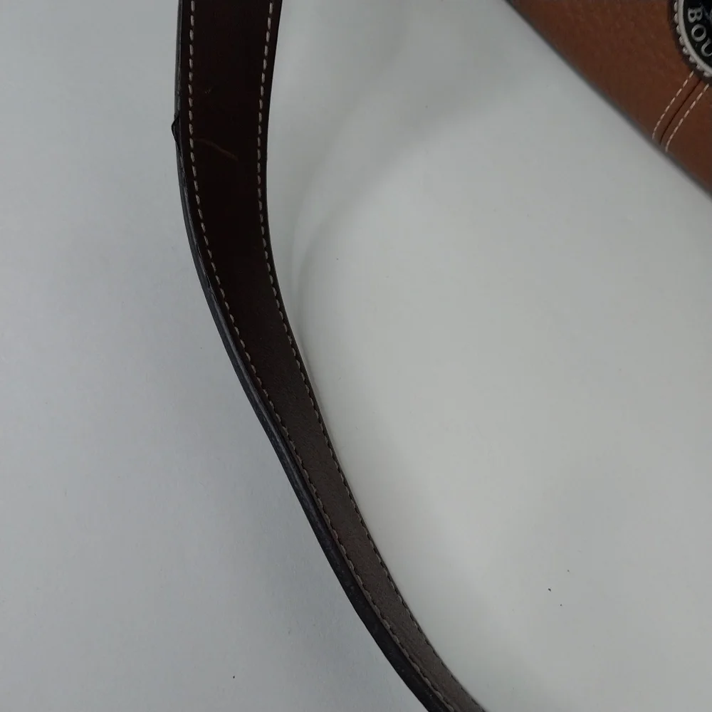 Dooney & Bourke All Weather Leather 2 Shoulder Brown Pebble Tote Bag - Picture 15 of 16